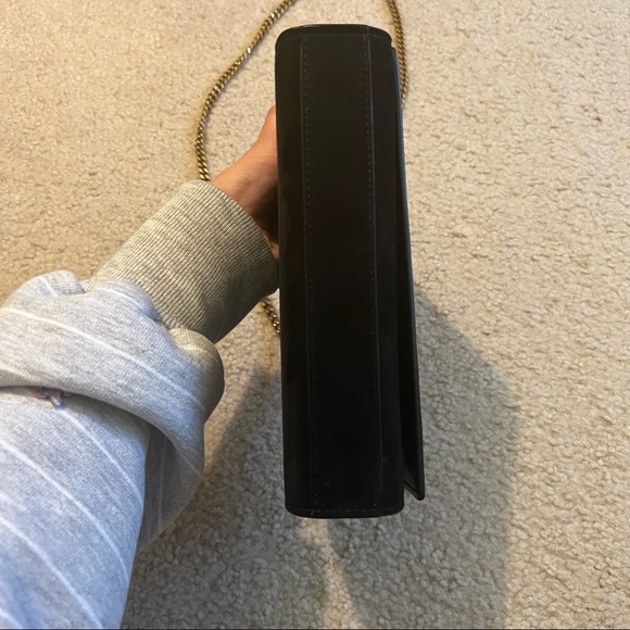 Saint Laurent Kate Small Crossbody YSL Monogram Kate Small Suede Chain Crossbody - Picture 6 of 14